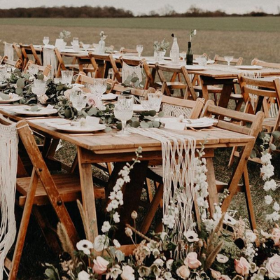 Rustic Timber Tables 1.5m - POP Celebrations & Events