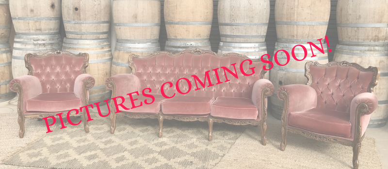 Rose Blush Antique Lounge Set