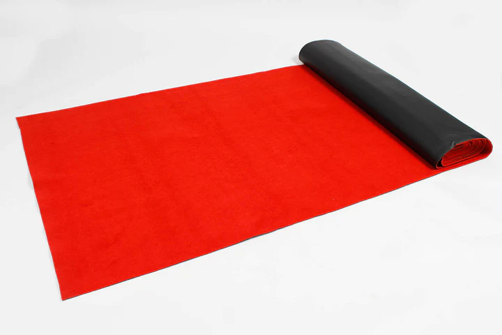 Polyester Red Carpet (PVC backing)